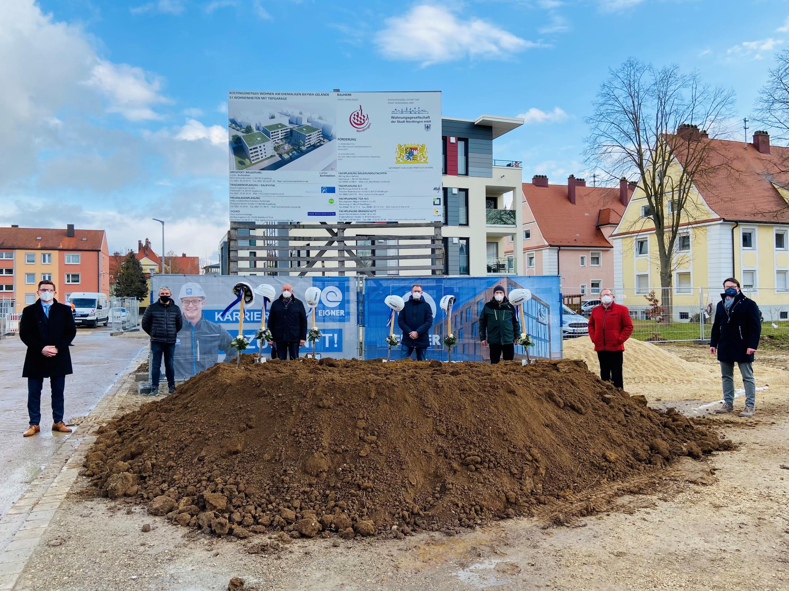 Auf dem ehemaligem BayWa-Gelände entstehen 51 geförderte Wohnungen|Nördlingen|Donau-Ries-Aktuell